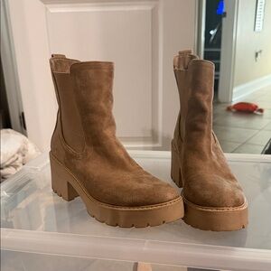 Dolce Vita Brown Suede Ankle Boots